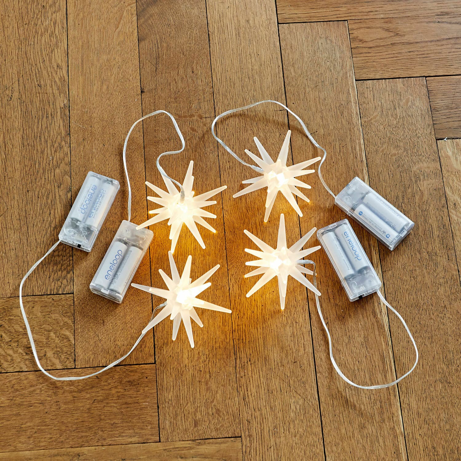 LED hvězdy, 4dílná sada Ciseau