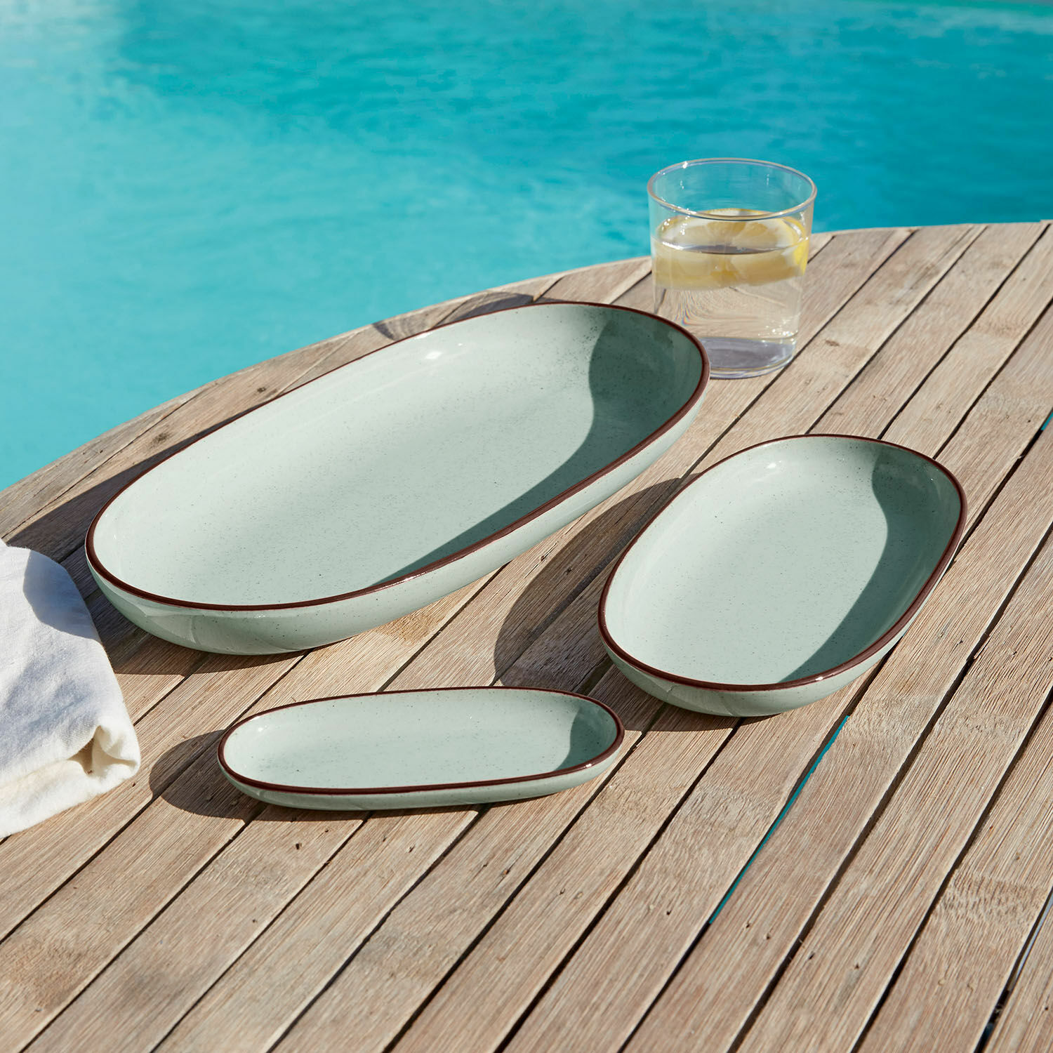 Servírovací tácy, 3dílná sada Biarré