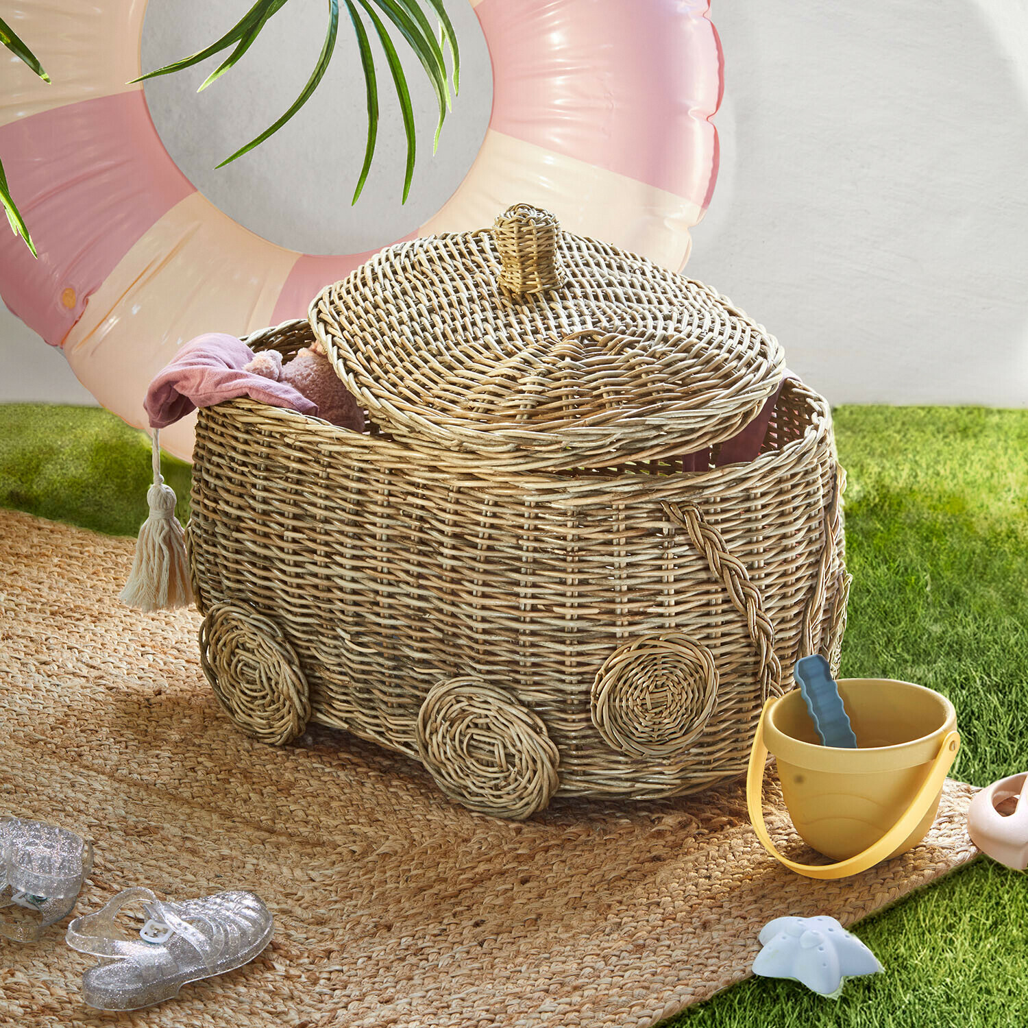 Košík ve tvaru autíčka Jibboo