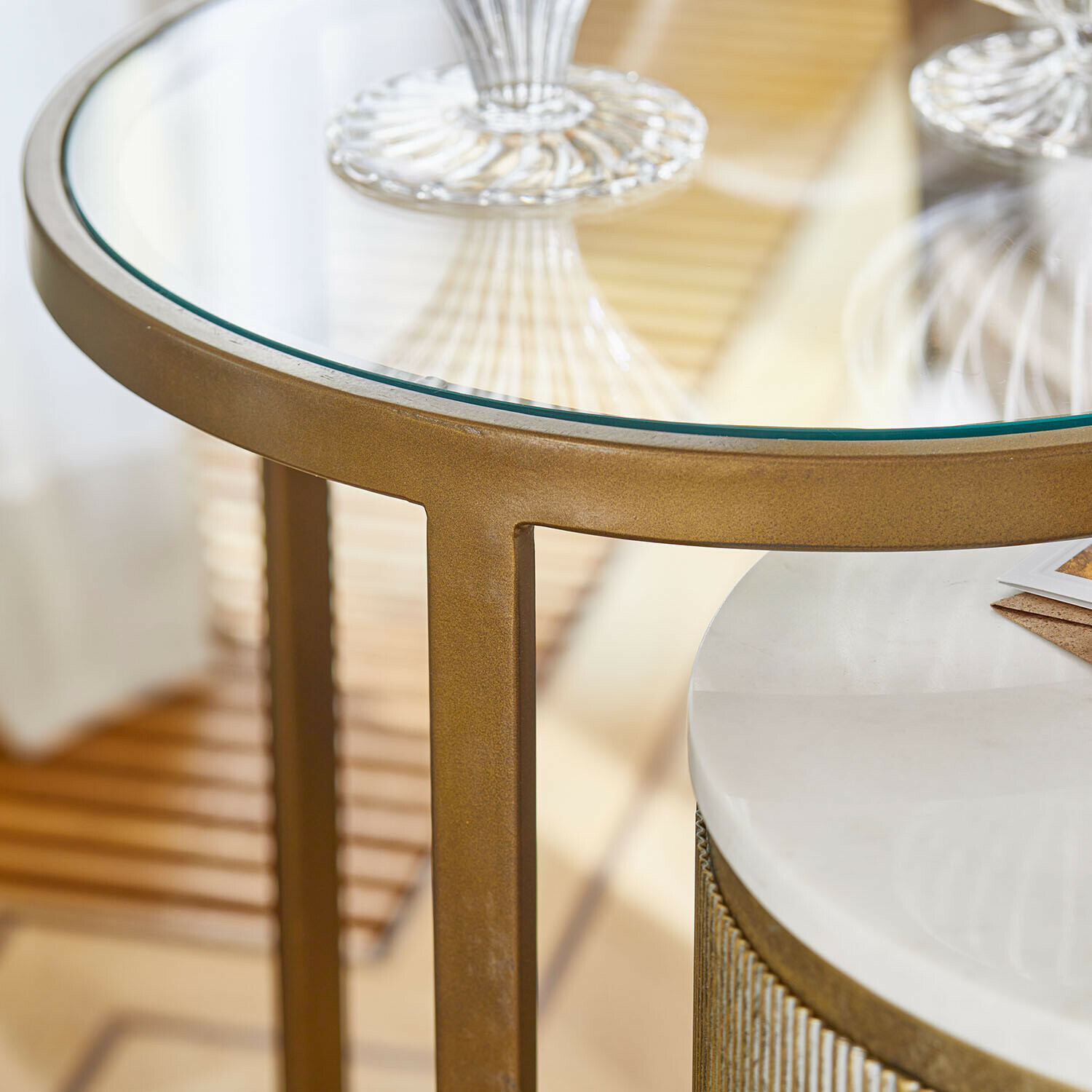 Odkládací stolky, 2dílná sada Salerico