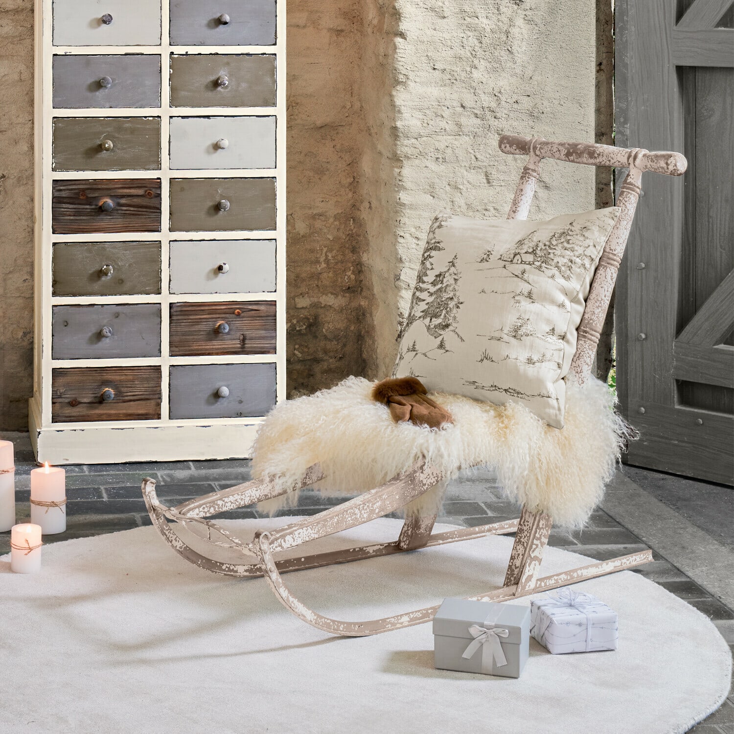 Dekorativní sáňky Wrenford